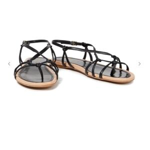 Zimmerman Knotted Leather Slingback Sandals Sz. 38